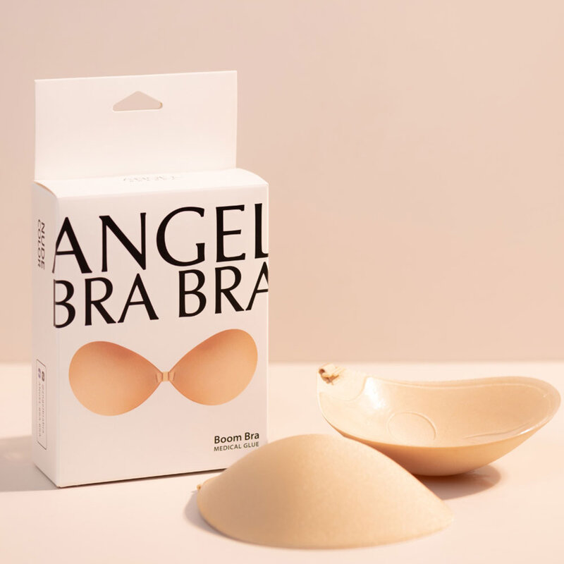 ANGELBRABRA Boom Bra A 1 Pair #Nude