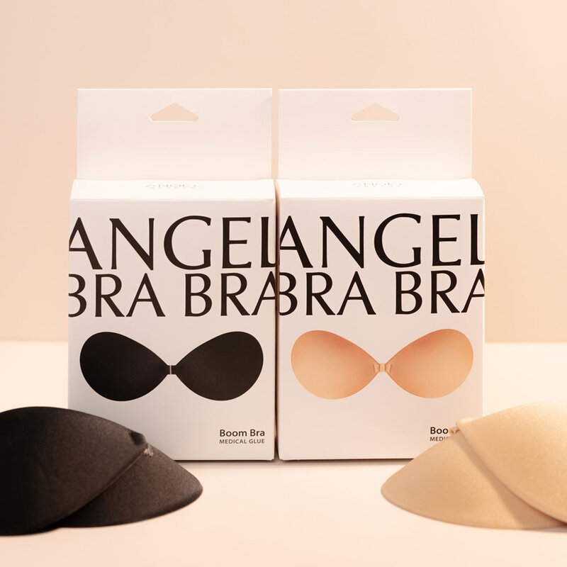 ANGELBRABRA Boom Bra A 1 Pair #Nude