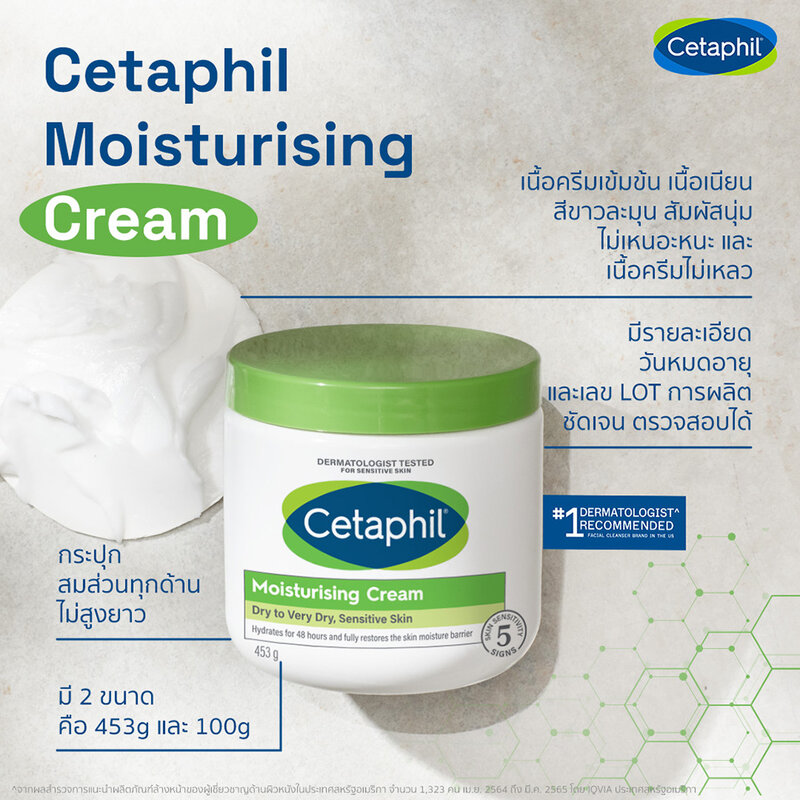Cetaphil Moisturising Cream [453g x 2pcs]