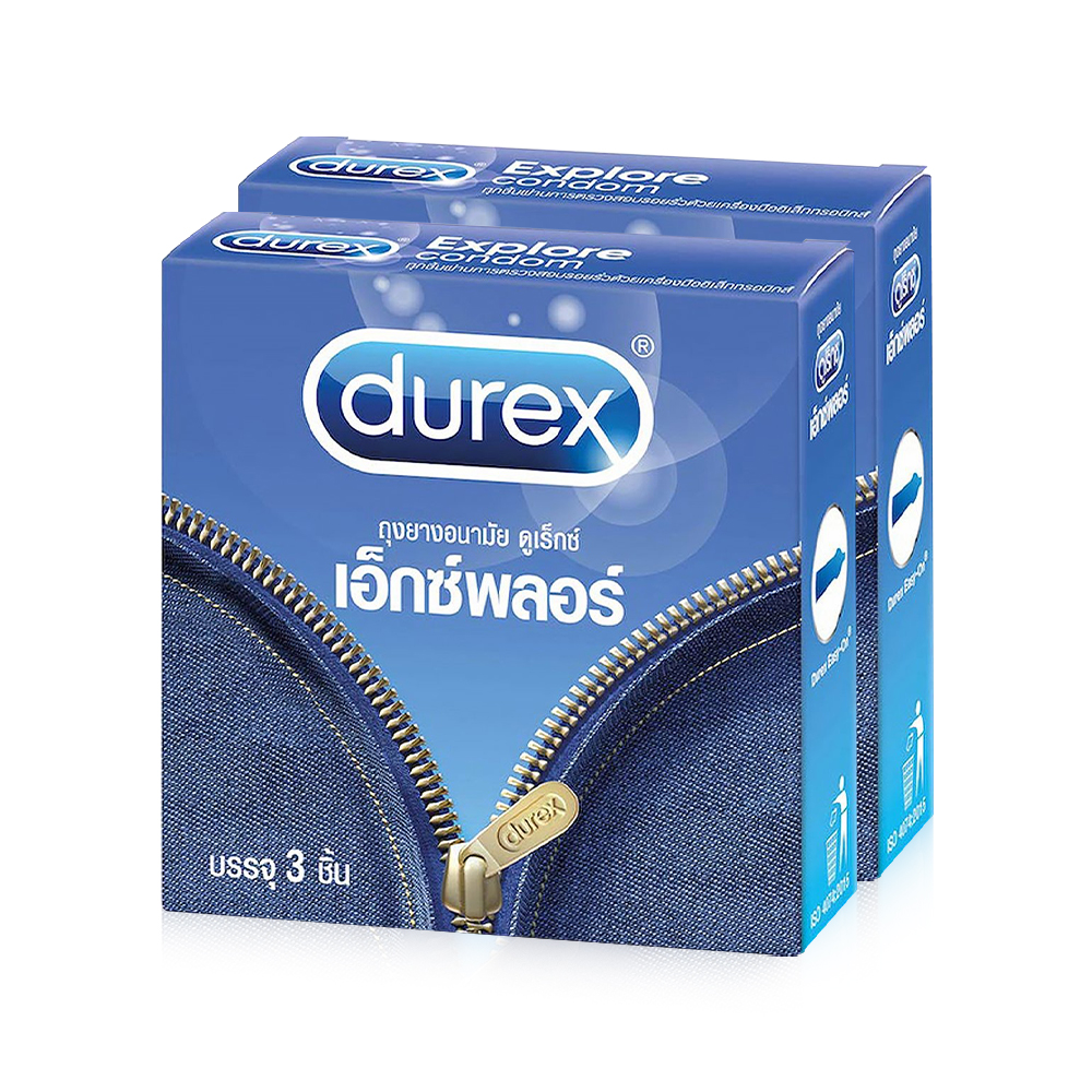 Durex Explore Condom 52.5mm [3pcs x 2Boxes]
