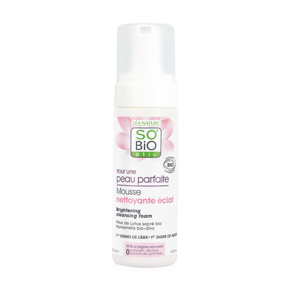 SO’BIO ETIC Peau Parfait Brightening Cleansing Foam 150ml