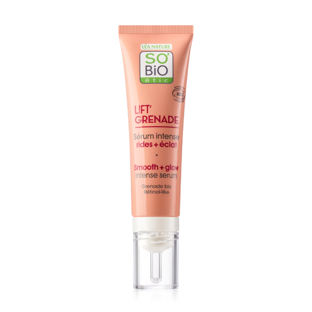 SO’BIO ETIC Lift Grenade Smooth + Glow Intense Serum 30ml