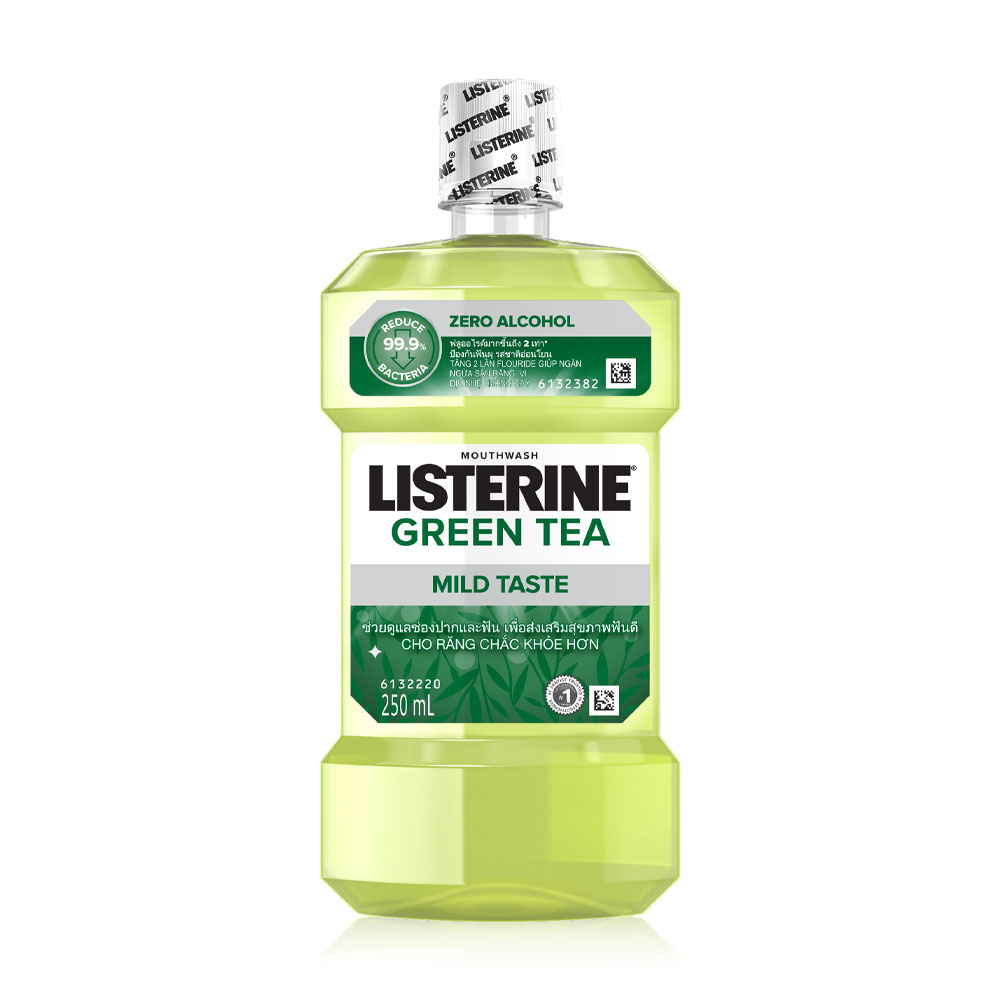 Listerine Mouthwash Natural Green Tea 250ml