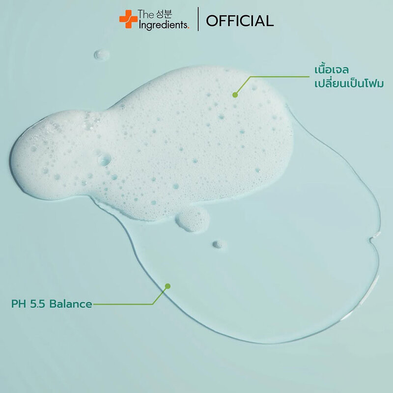 The Ingredients Gel to Foam DNA Cica Acne Cleanser 150g