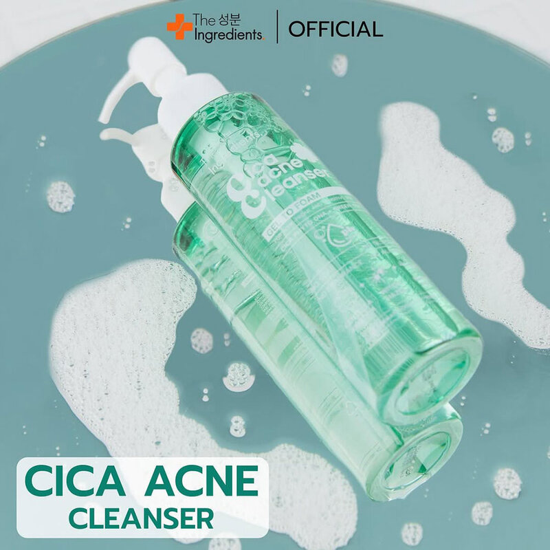 The Ingredients Gel to Foam DNA Cica Acne Cleanser 150g