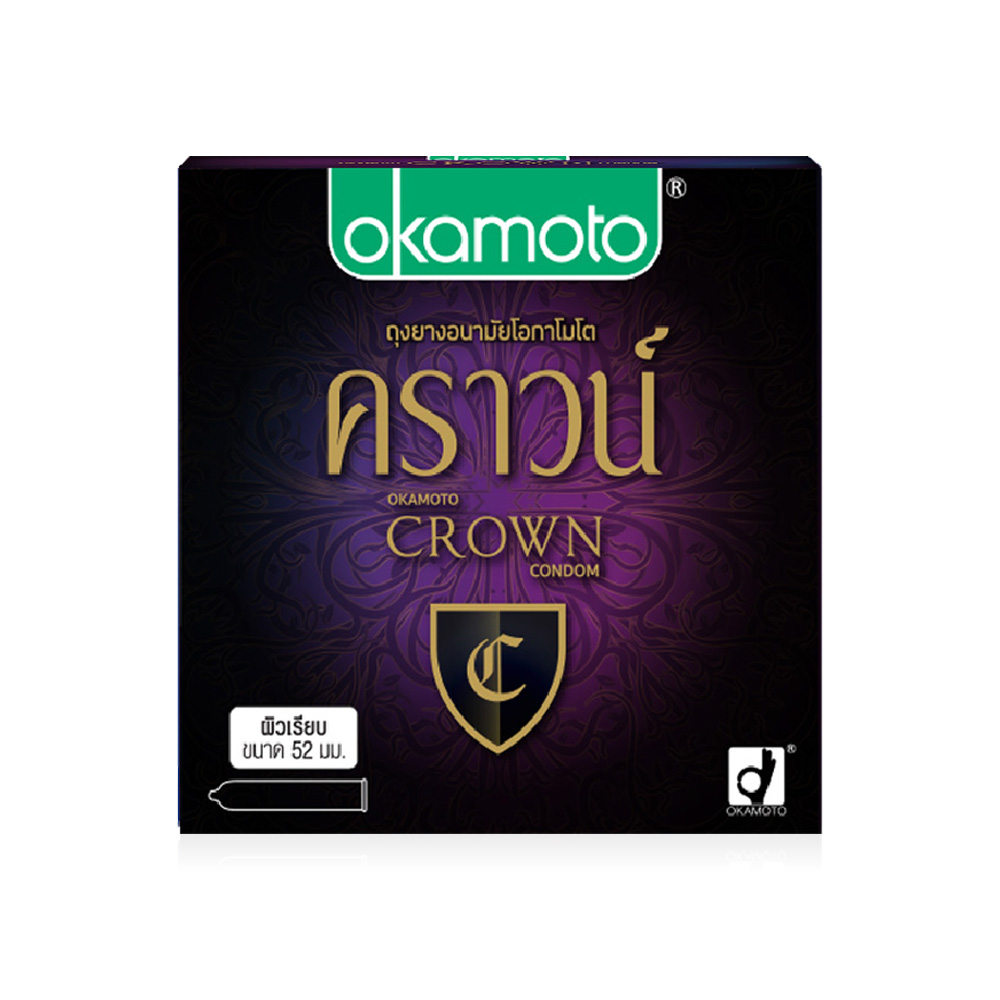 Okamoto Crow Condom 52mm [3pcs]
