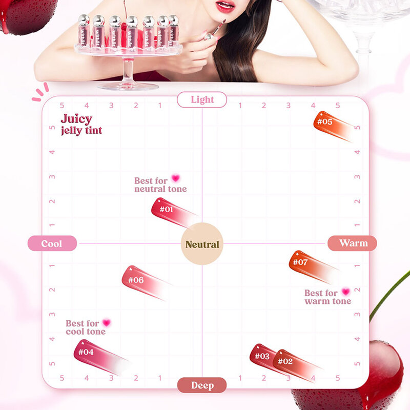 withat Juicy Jelly Tint 4.5ml #01 Pink Velvet