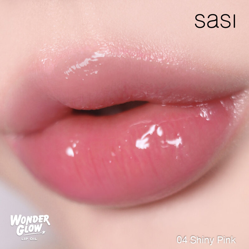 SASI Wonder Glow Lip Oil 4g #04 Shiny Pink