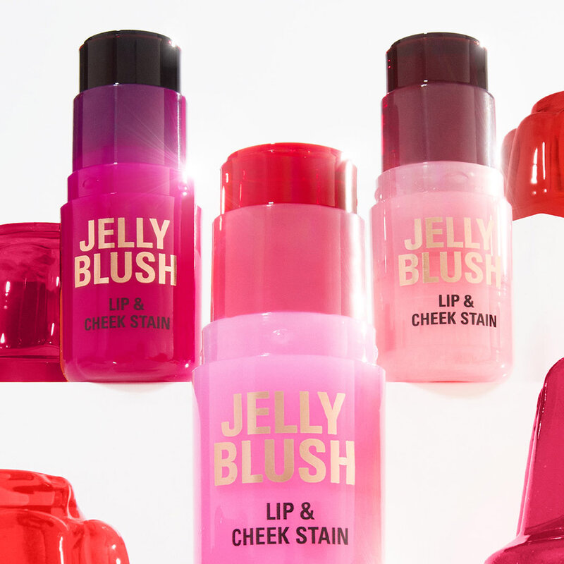 Makeup Revolution Jelly Blush Lip & Cheek Stain 5.5g #Peach Jelly