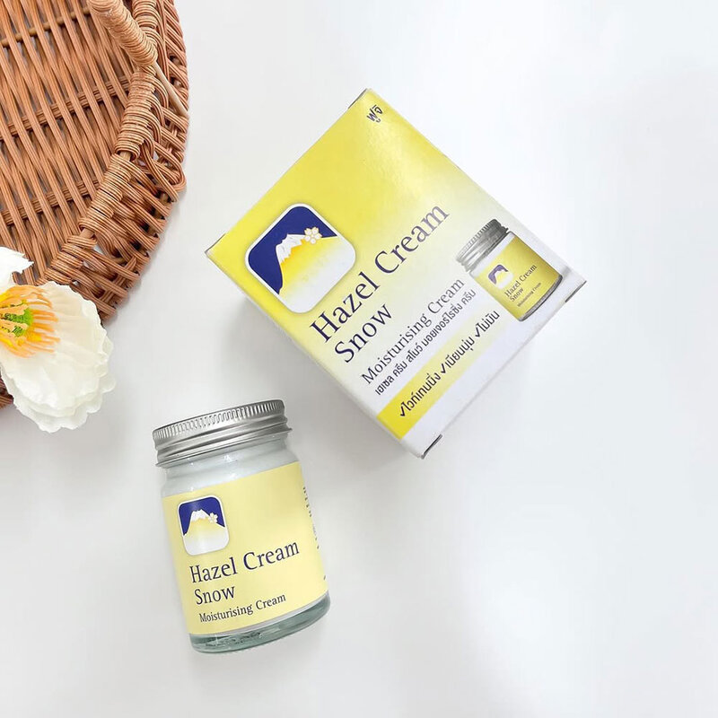 Fuji Cream Set 2Items Hazel Cream Snow Ex Moisturising Cream 50g + Snow Moisturising Cream 30g