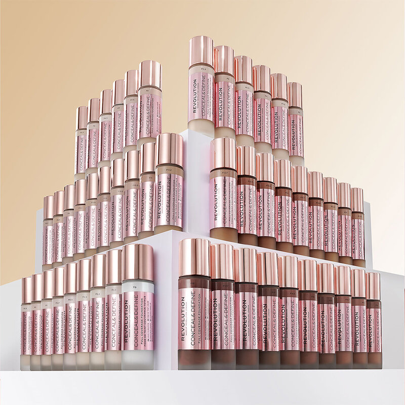 Makeup Revolution Conceal & Define Full Coverage Foundation 23ml #F9.5