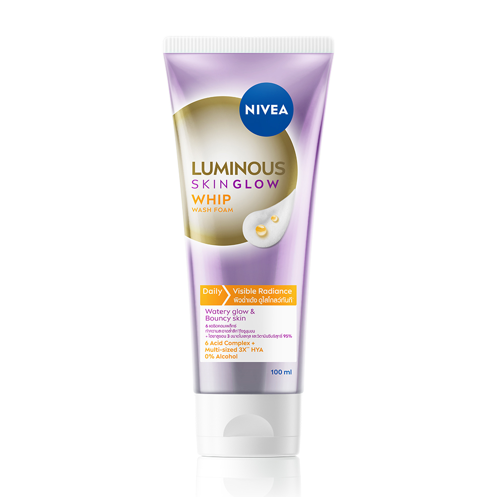 NIVEA Luminous Skin Glow Whip Wash Foam 100ml