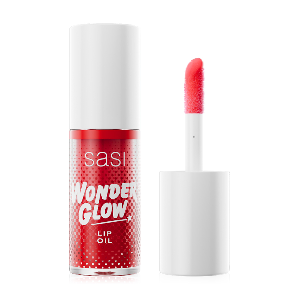 SASI Wonder Glow Lip Oil 4g #01 Glossy Red