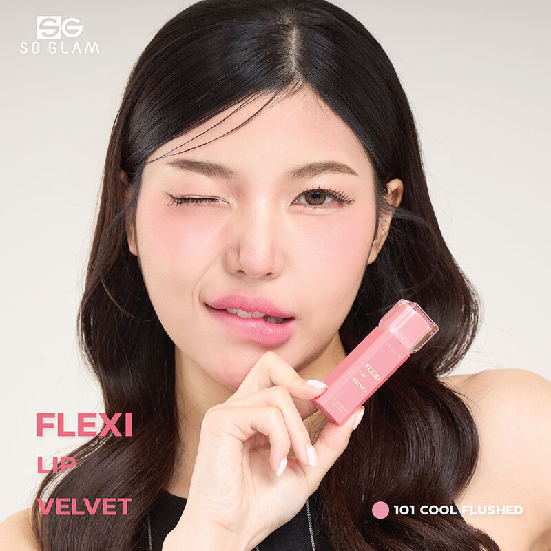 So Glam Flexi Lip Velvet 4g #101 Cool Flushed