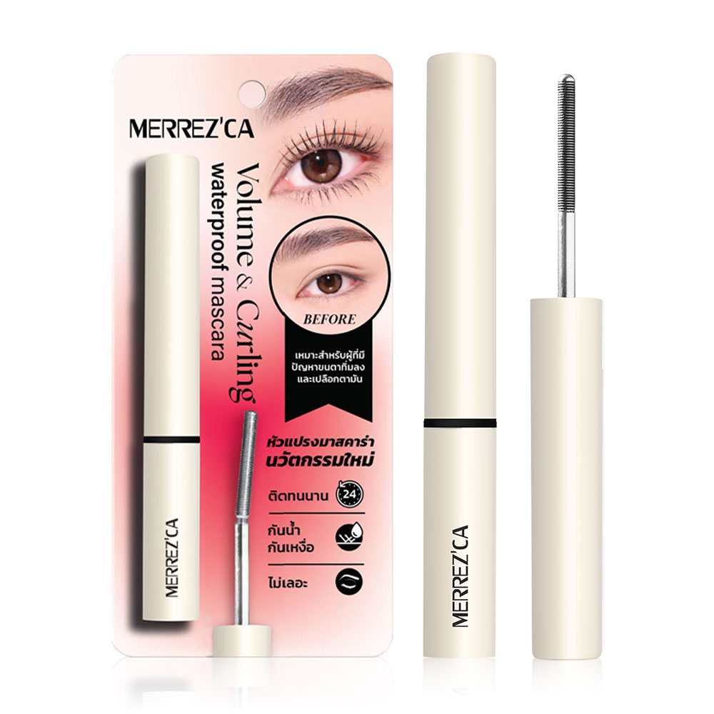 Merrezca Volume And Curling Waterproof Mascara 6.5g