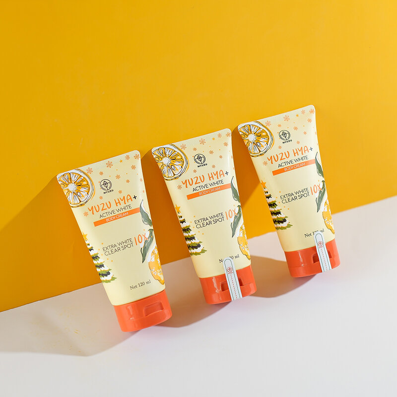 Myuzu Set 2 Item Yuzu Hya Active White Body Cream 120ml + Jellify Super White Body Serum 200ml