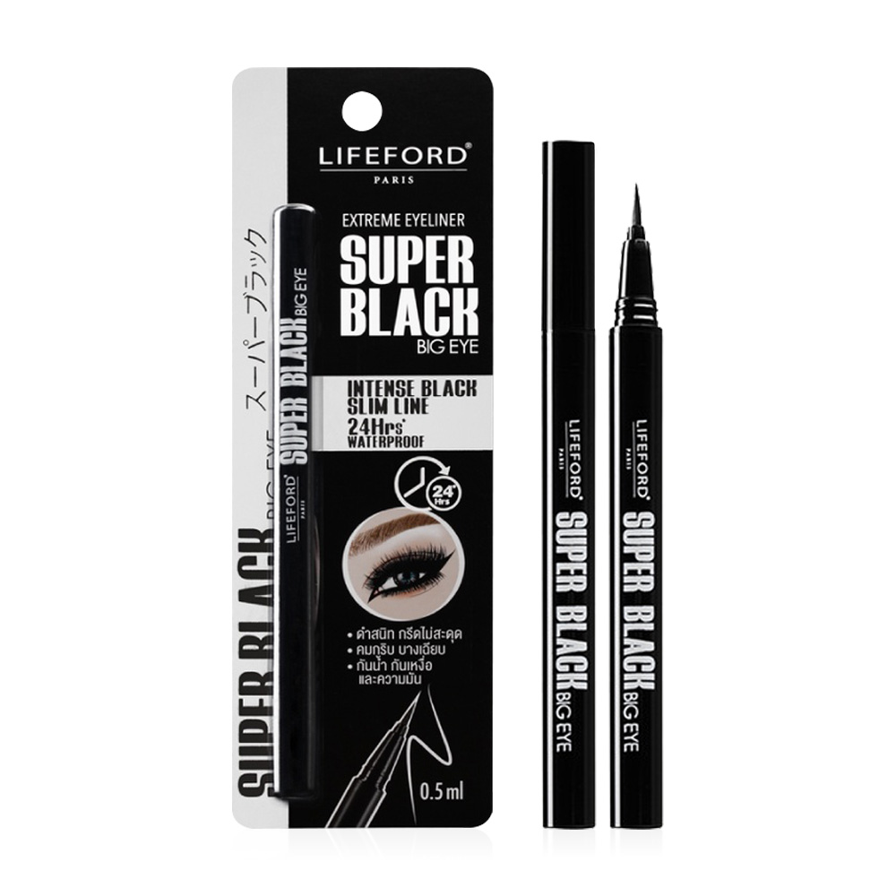 Lifeford Paris Extreme Eyeliner Super 0.5ml #Black Big Eye