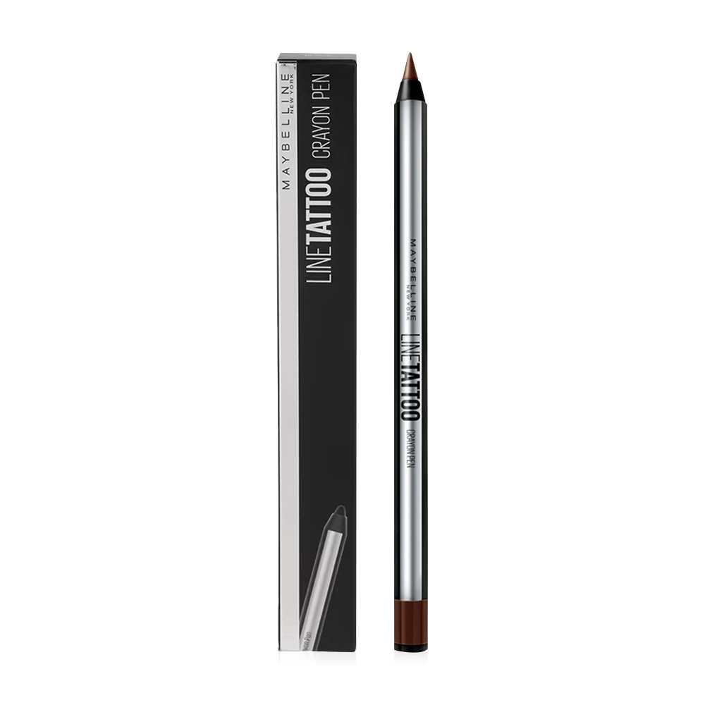 Maybelline New York Line Tattoo Crayon Liner 0.4g #Dark Brown