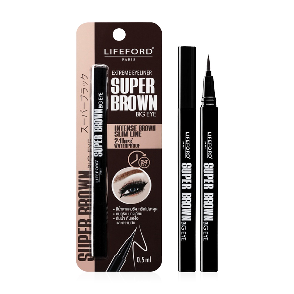 Lifeford Paris Extreme Eyeliner Super  0.5ml #Brown Big Eye