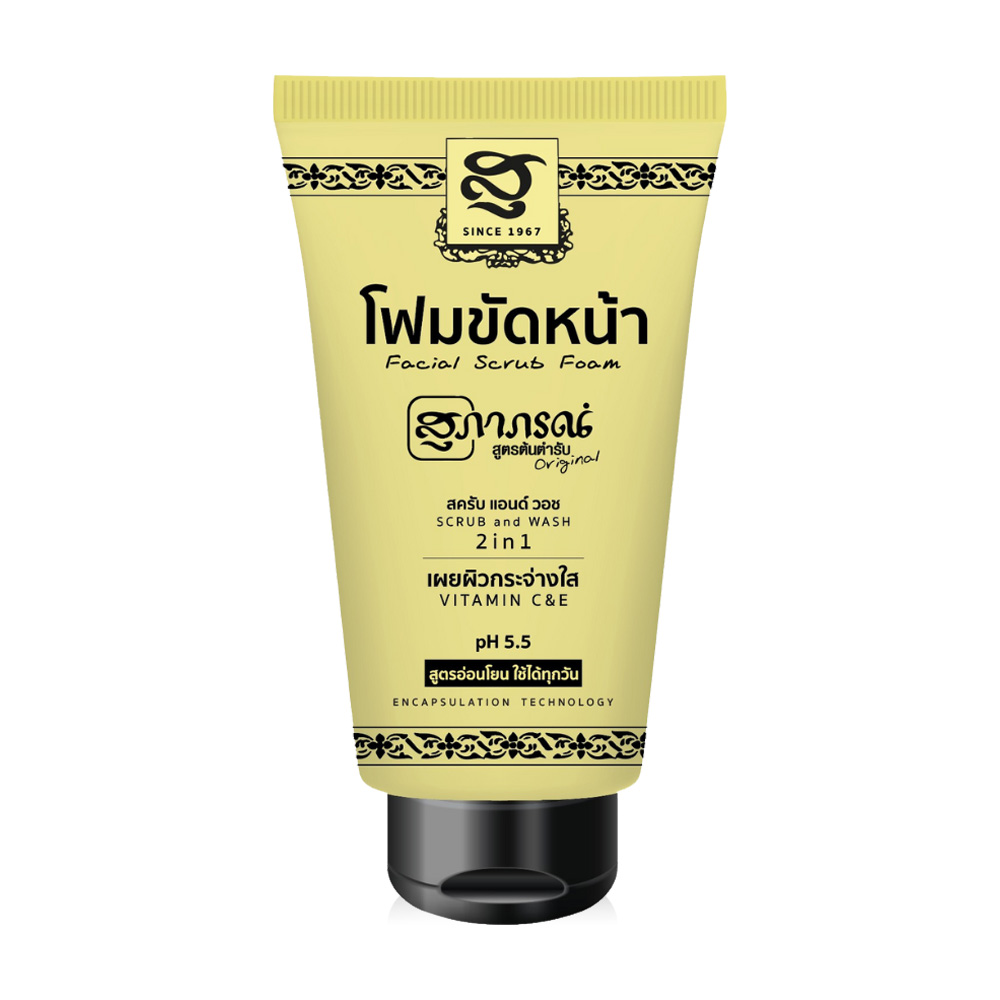 Supaporn Herb Facial Scrub Foam 100g