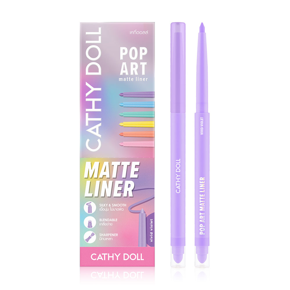 Cathy Doll Pop Art Matte Liner 0.25g #Vivid Violet