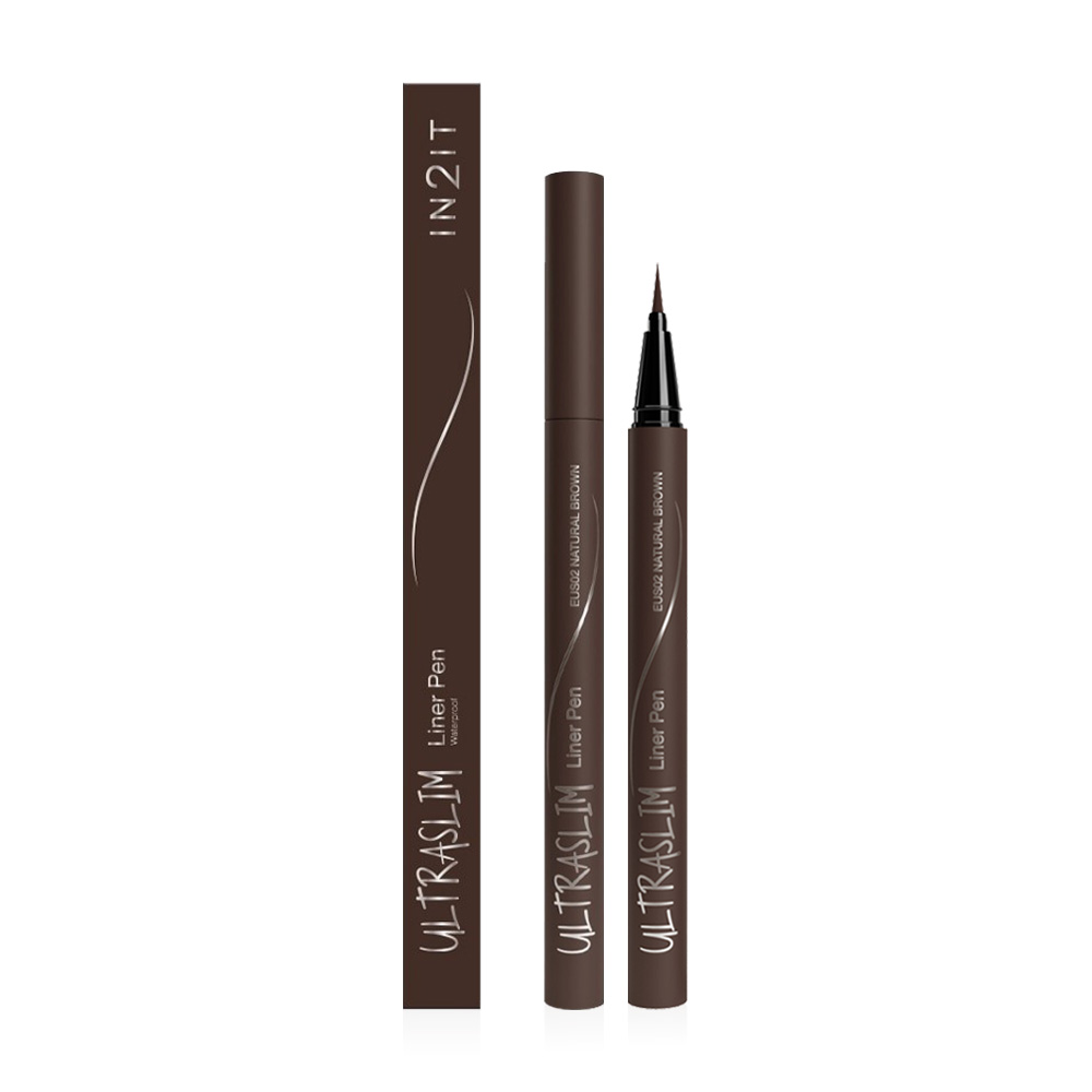 In2It Ultraslim Liner Pen 0.6g #EUS02 Natural Brown