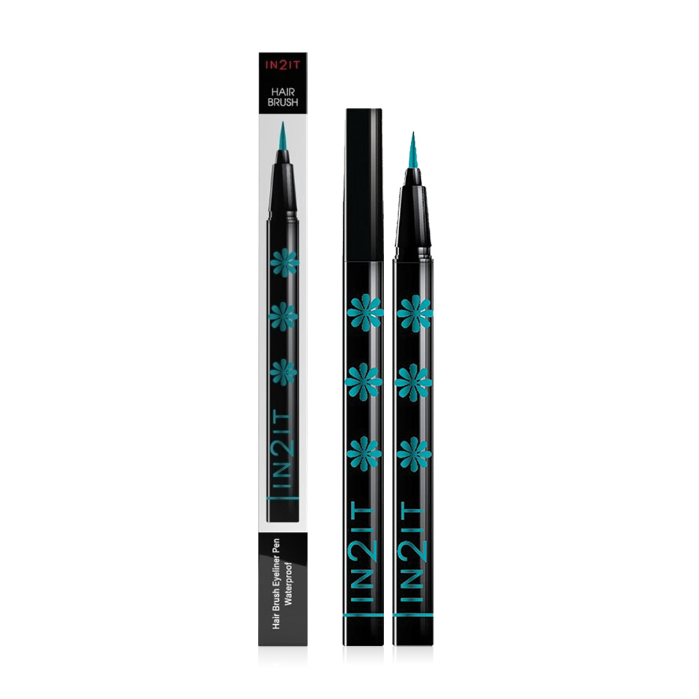 In2It Hair Brush Eyeliner Pen Waterproof 0.6g #EPH05 Aquamarine