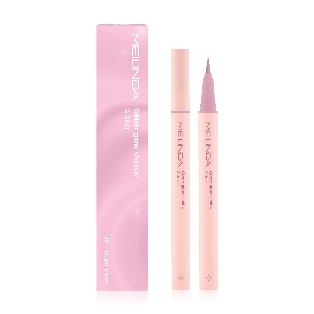 Mei Linda Glitter Glow Shadow And Liner 13g #08 Sugar Plum