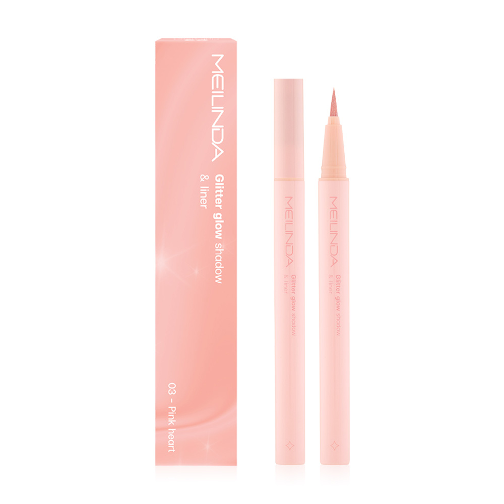 Mei Linda Glitter Glow Shadow And Liner 13g #03 Pink Heart