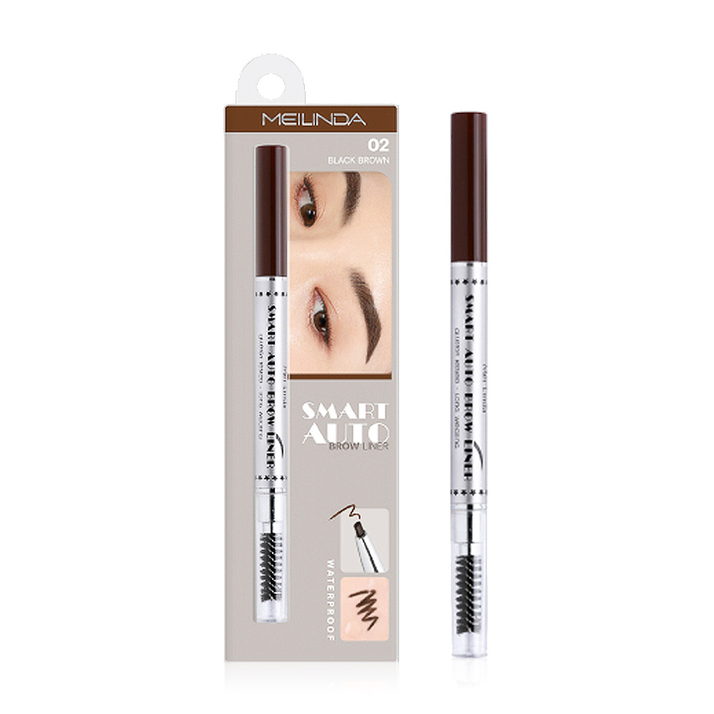 Mei Linda Smart Auto Brow Liner 0.25g #02 Black Brown