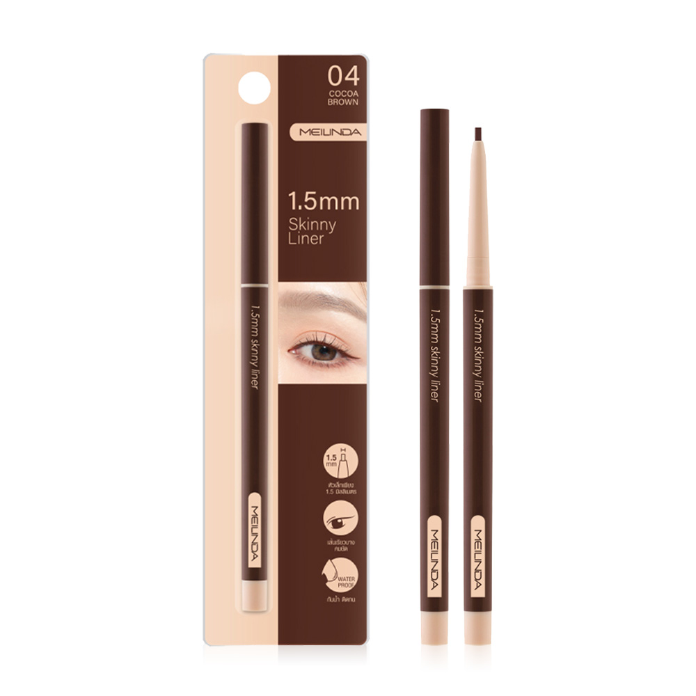 Mei Linda 1.5 MM Skinny Liner 0.06g #04 Cocoa Brown