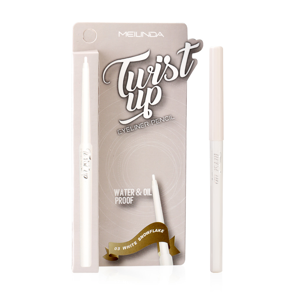 Mei Linda Twist up Eyeliner Pencil #03 White Snowflake