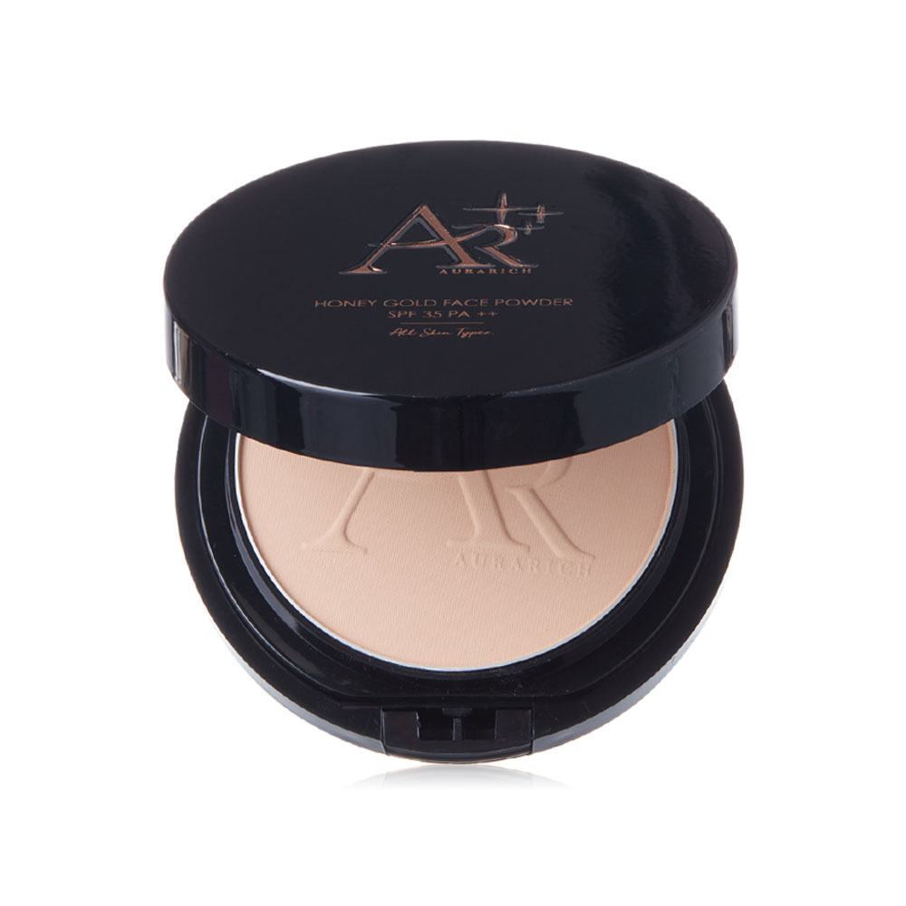 Aura Rich Honey Gold Face Powder SPF35 PA++ 15g #02