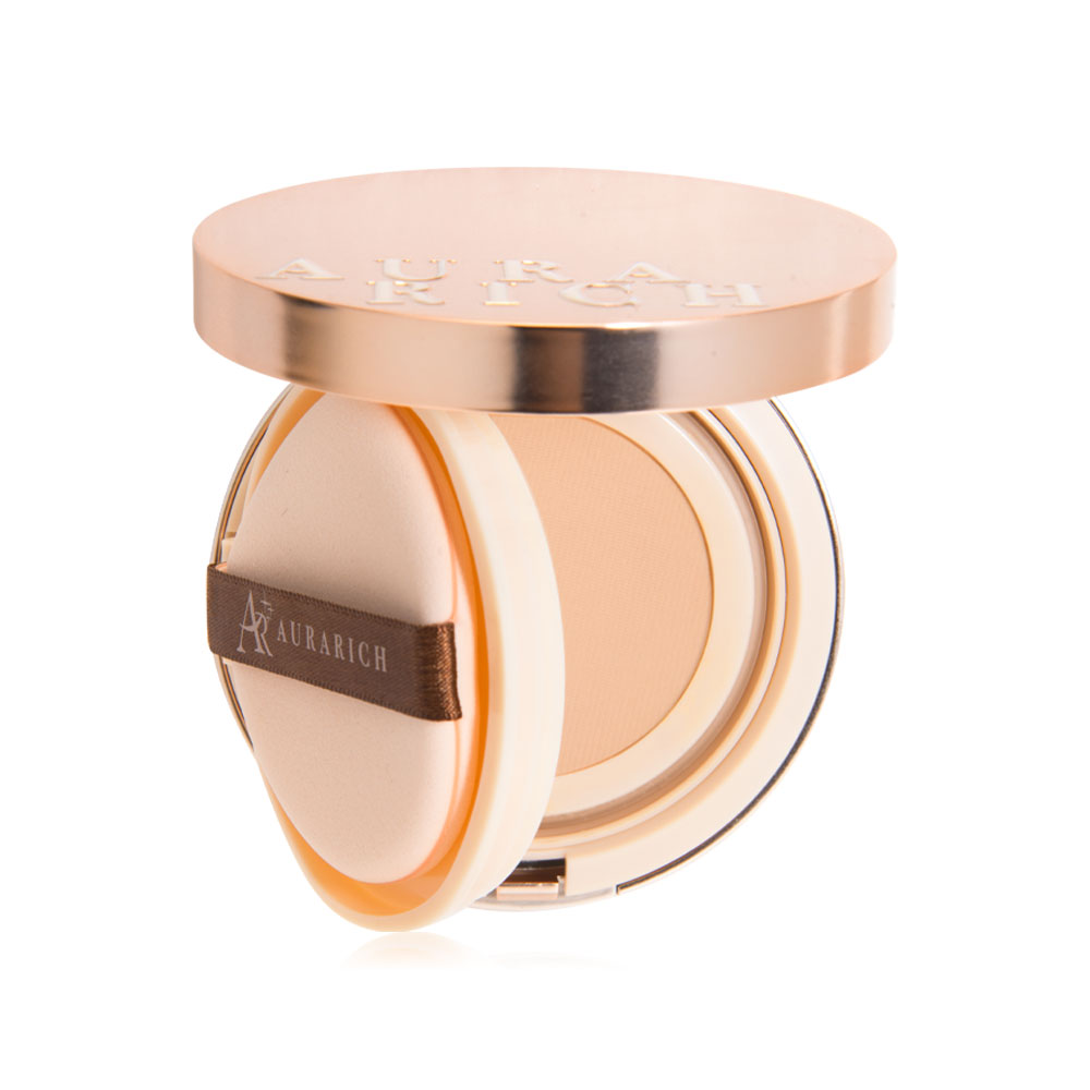 Aura Rich Cushion SPF50 PA++++ 15g #01 Nude Color And Perfume