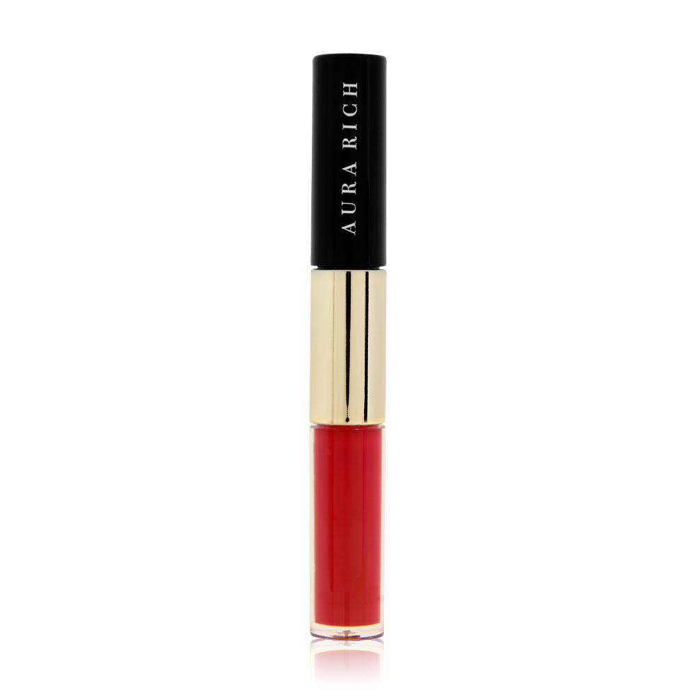 Aura Rich Hya Lip Duo Matte Liquid And Gloss 3g #08