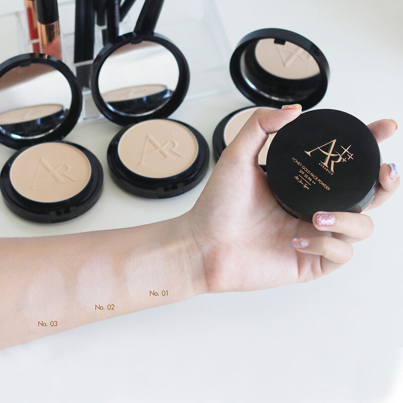 Aura Rich Honey Gold Face Powder SPF35 PA++ 15g #02