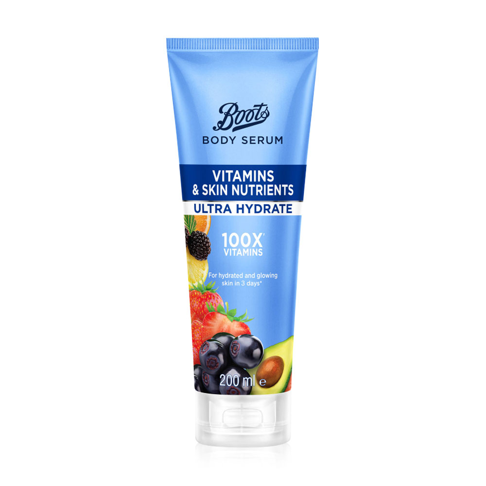 BOOTS Body Serum Vitamins & Skin Nutrients Ultra Hydrate 200ml