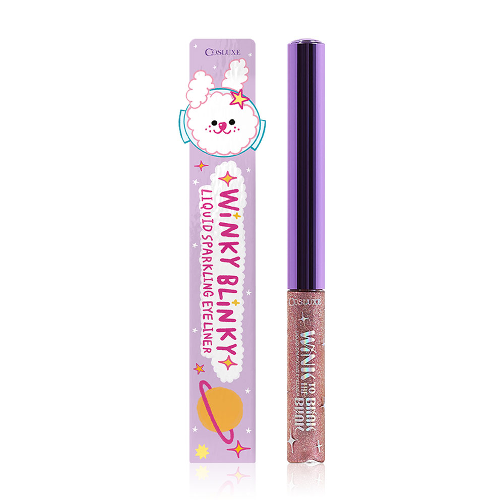 Cosluxe Winky Blinky Liquid Sparkling Eyeliner 3g #03 Ruby