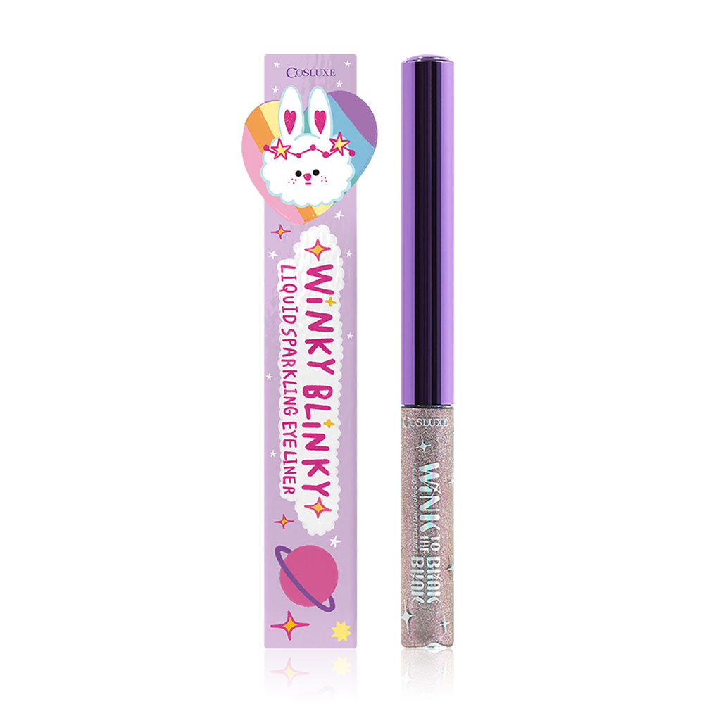 Cosluxe Winky Blinky Liquid Sparkling Eyeliner 3g #04 Pink Diamond