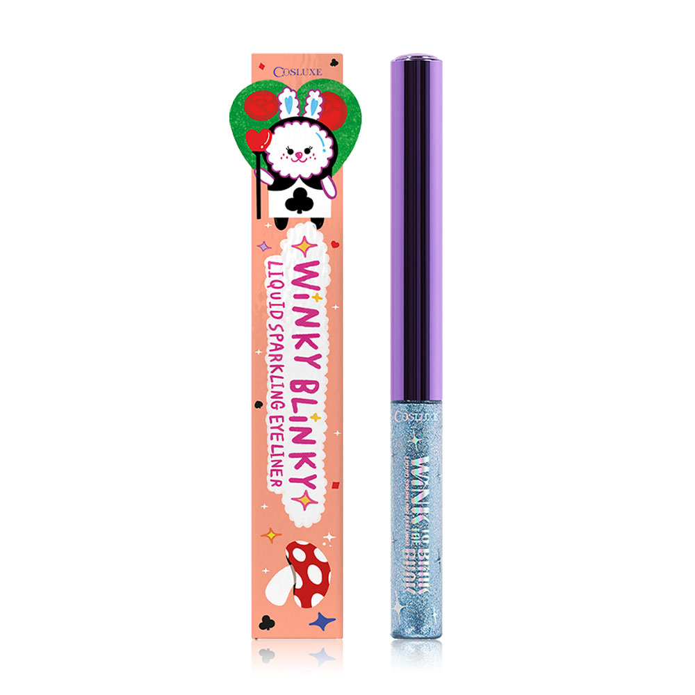 Cosluxe Winky Blinky Liquid Sparkling Eyeliner 10g #05 Blue Ivy