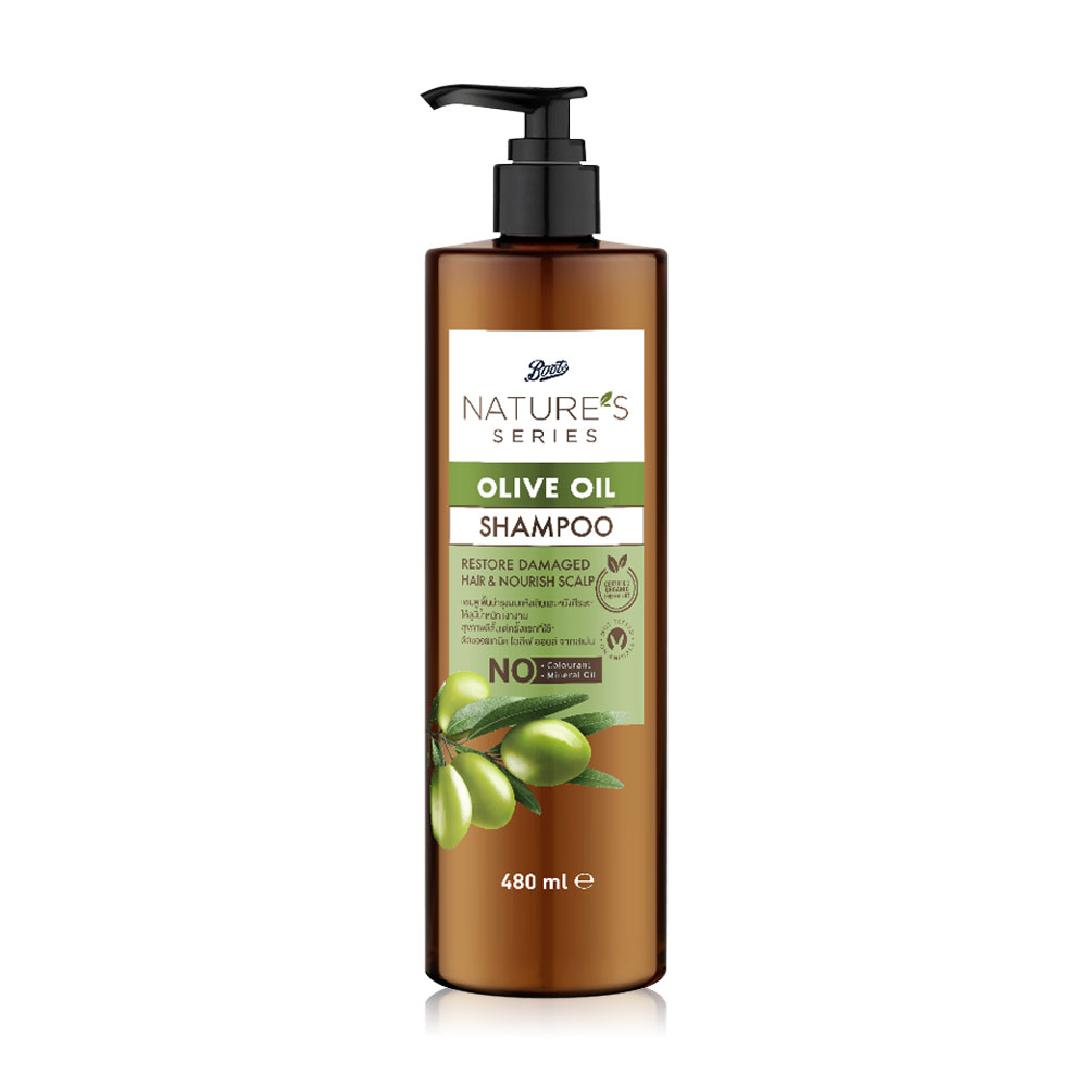 BOOTS Nature's Series Olive Oil Shampoo 480ml