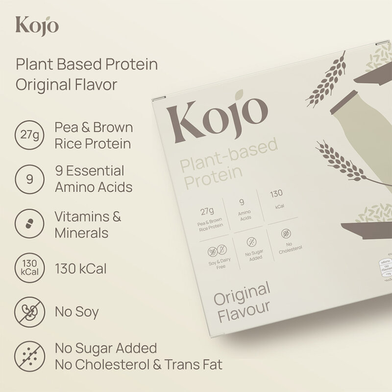 KOJO Plant Based Protein [35g x 10 Sachets] #Original Flavour