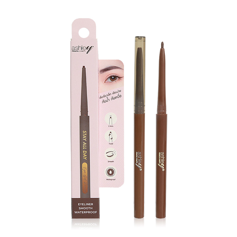 Ashley Eye Gel Pencil 0.15g #02 Dark Brown