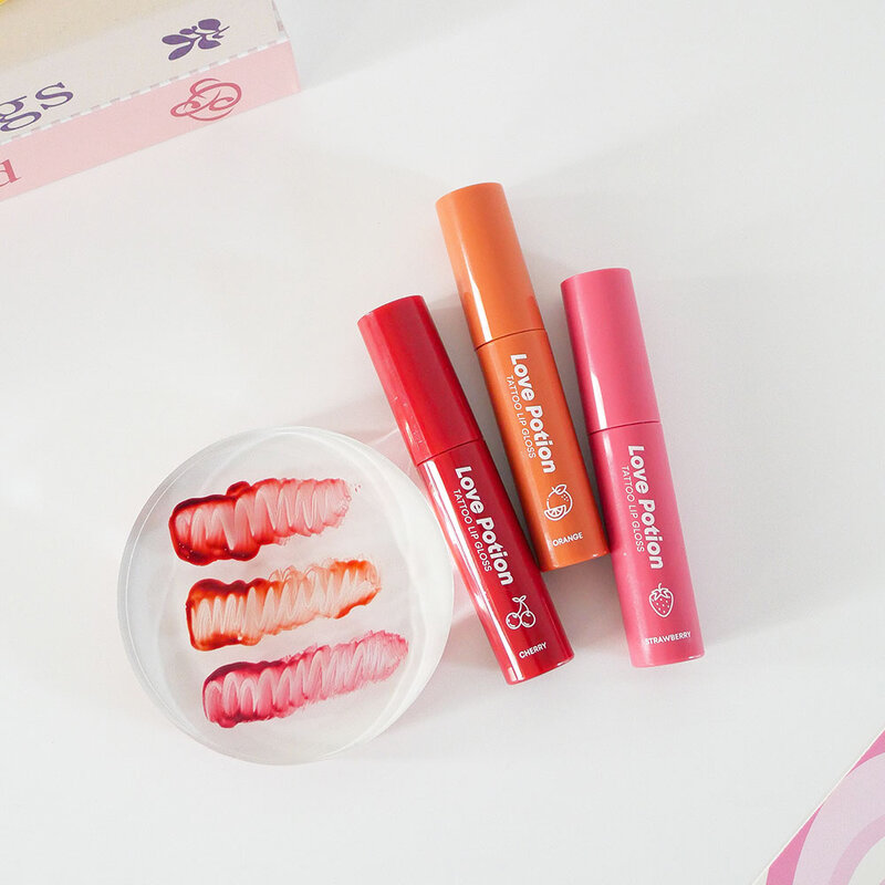 LOVE POTION Tattoo Lip Gloss 3g #Orange