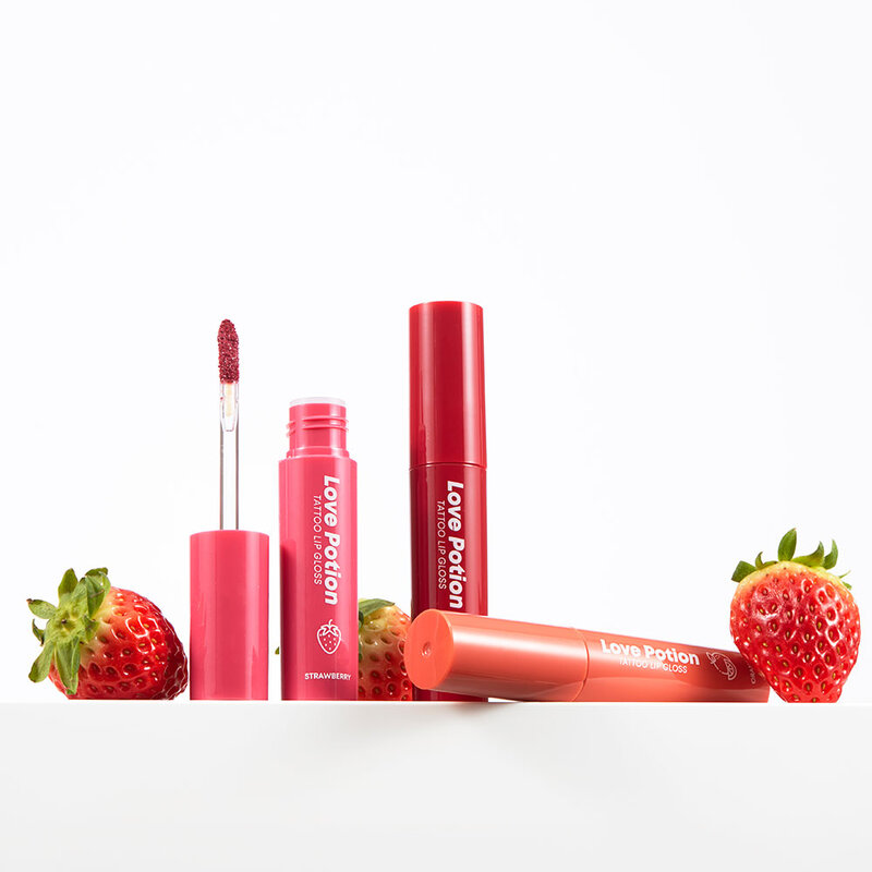 LOVE POTION Tattoo Lip Gloss 3g #Orange