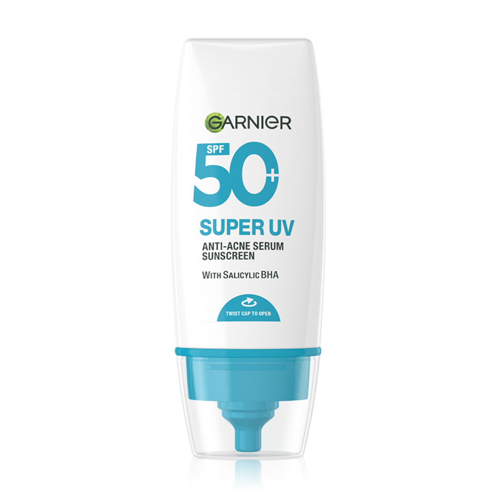 Garnier Super UV Anti-Acne Serum Sunscreen SPF50+ PA++++ 30ml
