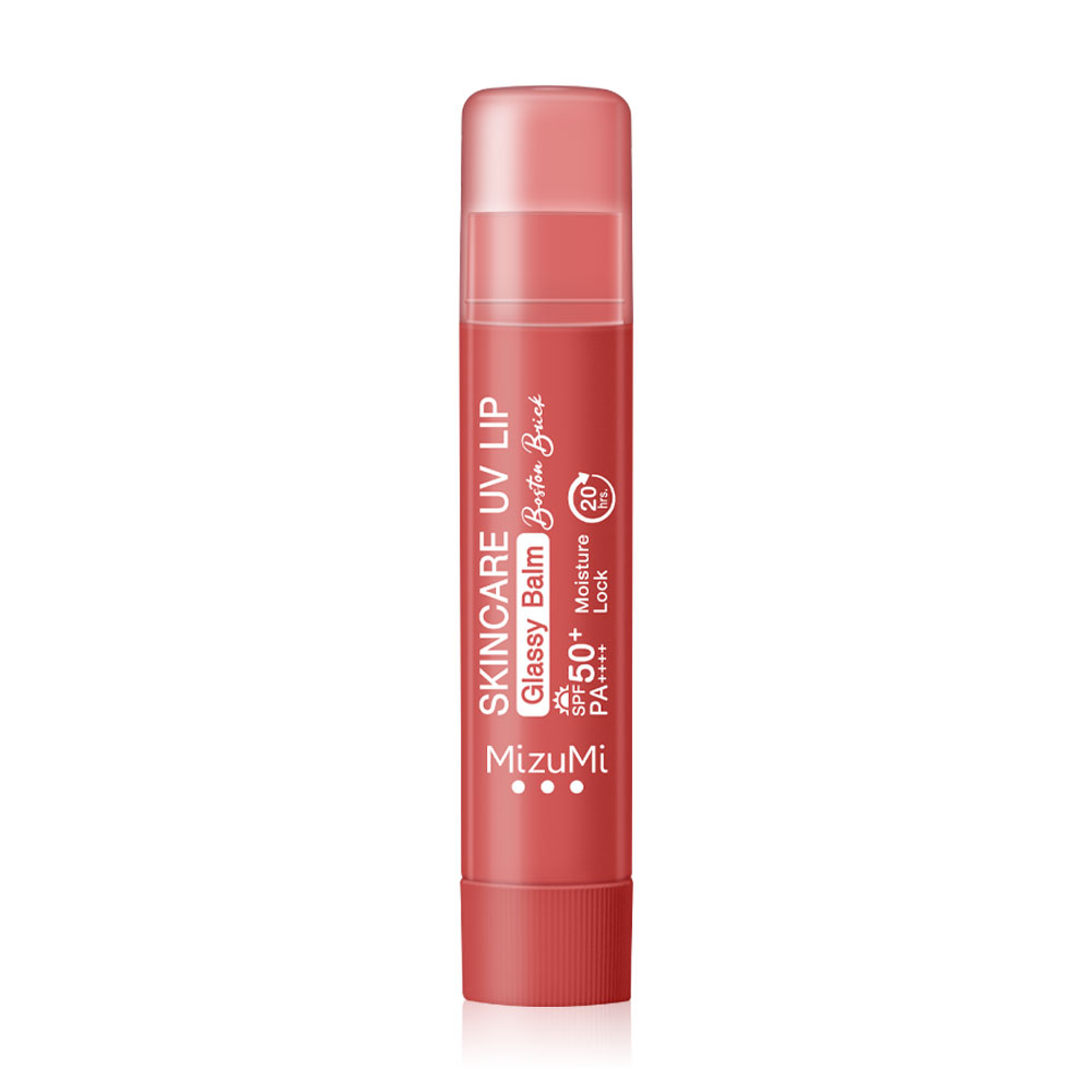 MizuMi Skincare UV Lip Glassy Balm 3.5g #Boston Brick