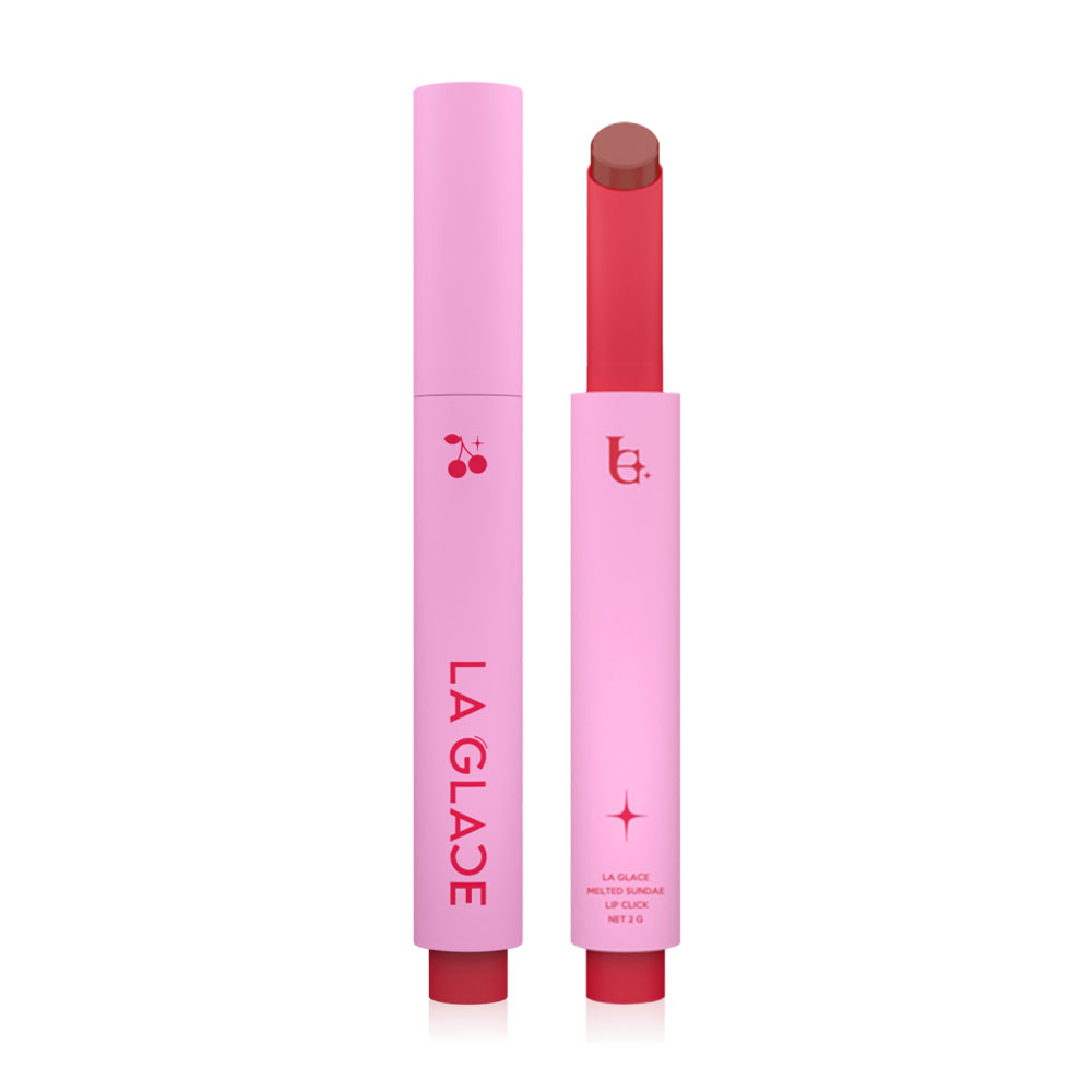 LA GLACE Melted Sundae Lip Click 2g #19 Sassy Cacao