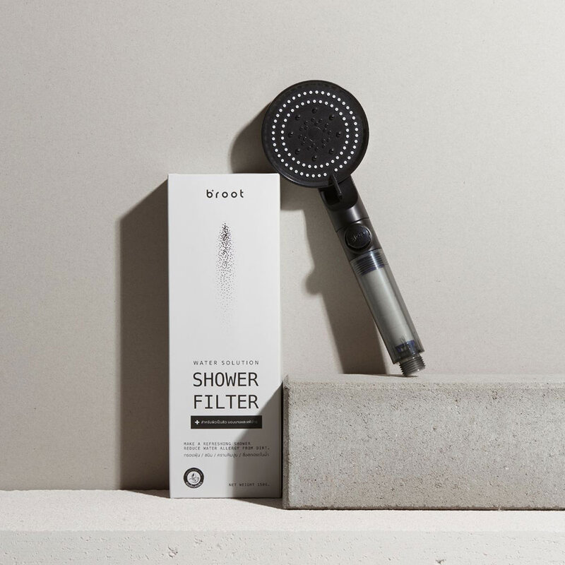 Broot Shower Filter 150g + [Free! Filter For Shower Filter 5pcs]