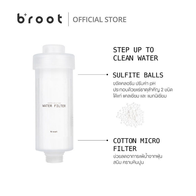 Broot Water Solution Filter 90g + [Free! Filter For Water Solution Filter 90g]
